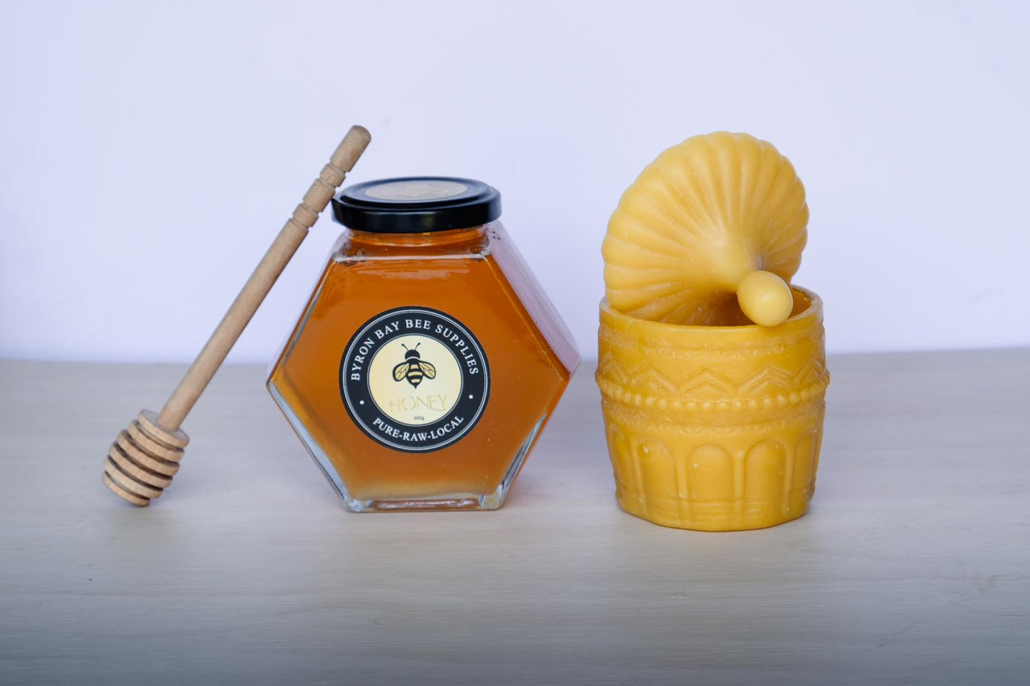 Beeswax Honey Pot