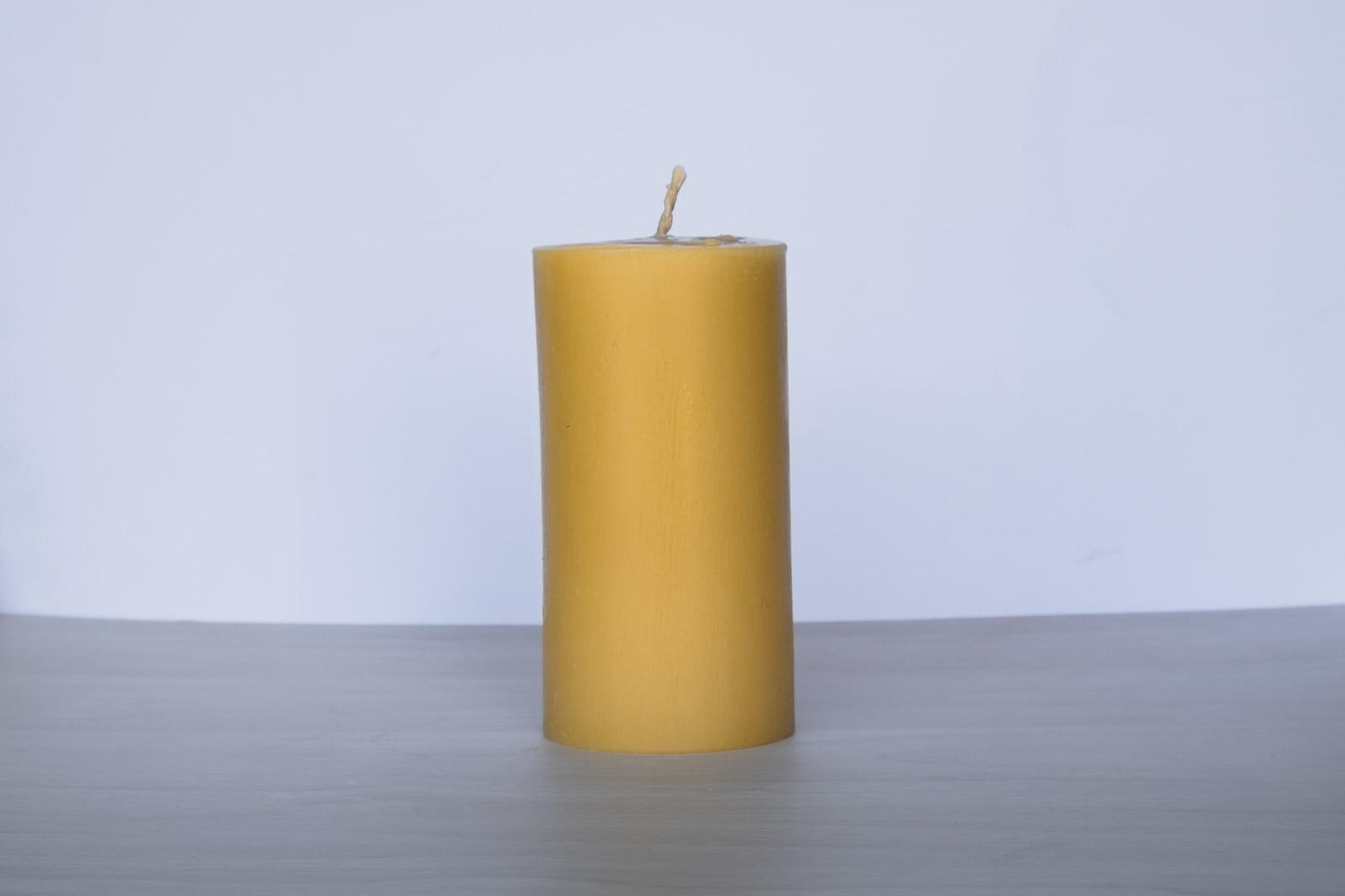 Beeswax Pillar candle -Amber and Musk