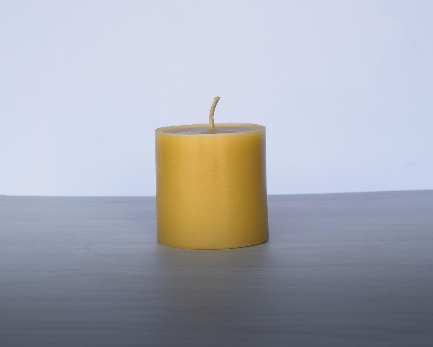 Beeswax Pillar candle -Amber and Musk